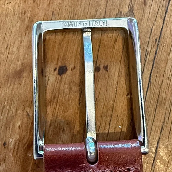Peter Millar braided cotton/leather belt made in Italy